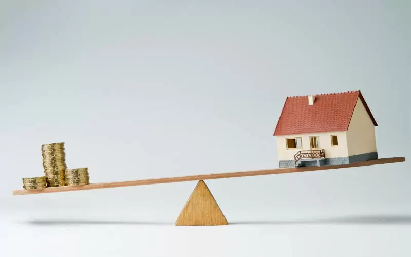 Home loans market concept